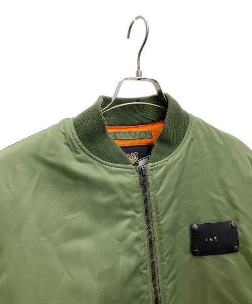 FAT（エフエーティー）FAT (エフエーティー) MA-1ジャケット グリーン サイズ:Sの古着・服飾アイテム