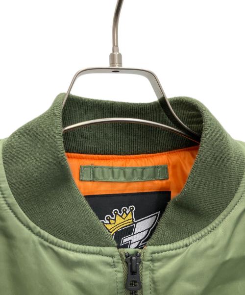 FAT（エフエーティー）FAT (エフエーティー) MA-1ジャケット グリーン サイズ:Sの古着・服飾アイテム