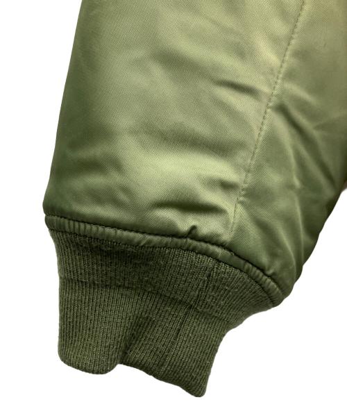 FAT（エフエーティー）FAT (エフエーティー) MA-1ジャケット グリーン サイズ:Sの古着・服飾アイテム