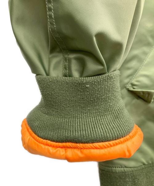 FAT（エフエーティー）FAT (エフエーティー) MA-1ジャケット グリーン サイズ:Sの古着・服飾アイテム