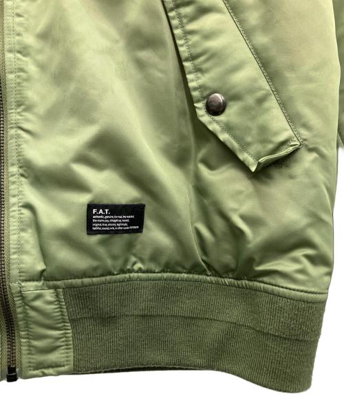 FAT（エフエーティー）FAT (エフエーティー) MA-1ジャケット グリーン サイズ:Sの古着・服飾アイテム