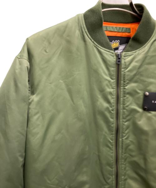 FAT（エフエーティー）FAT (エフエーティー) MA-1ジャケット グリーン サイズ:Sの古着・服飾アイテム