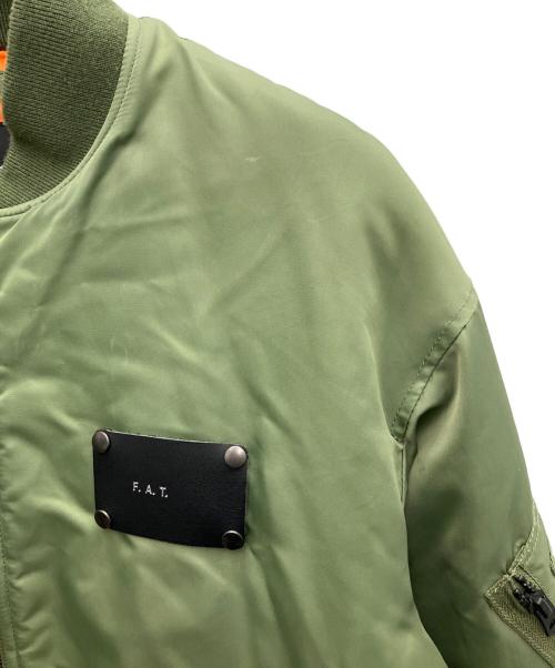 FAT（エフエーティー）FAT (エフエーティー) MA-1ジャケット グリーン サイズ:Sの古着・服飾アイテム