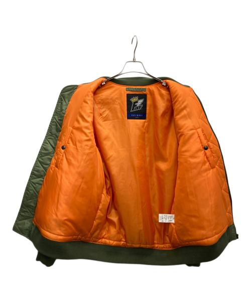 FAT（エフエーティー）FAT (エフエーティー) MA-1ジャケット グリーン サイズ:Sの古着・服飾アイテム