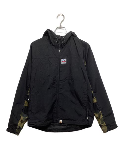 A BATHING APE（アベイシングエイプ）A BATHING APE (アベイシングエイプ) ナイロンジャケット ブラック サイズ:Lの古着・服飾アイテム