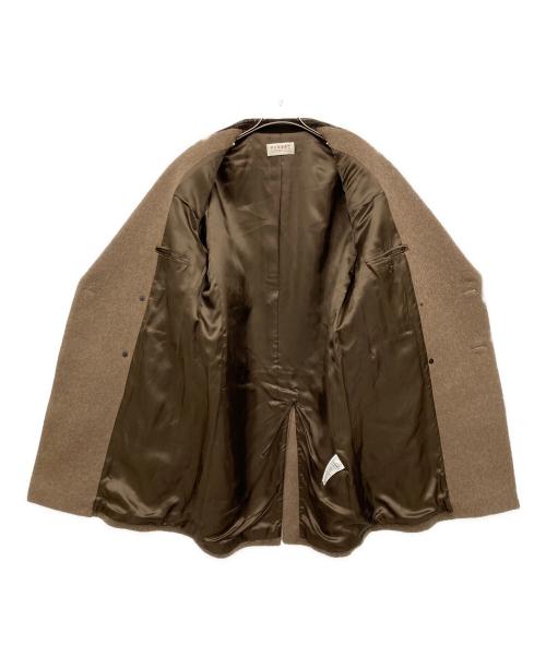 FURSAC（フルサック）FURSAC (フルサック) ダブルブレストブラッシュドコート ブラウン サイズ:46の古着・服飾アイテム