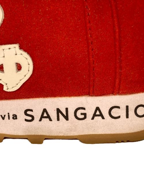 Sangacio（サンガッチョ）Sangacio (サンガッチョ) にゅーず スニーカー レッド サイズ:24㎝の古着・服飾アイテム