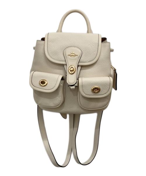 COACH（コーチ）COACH (コーチ) ハドリー バックパック ホワイトの古着・服飾アイテム