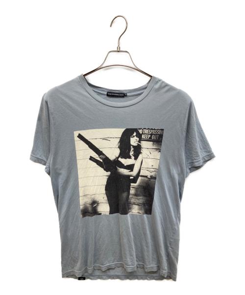 Thee Hysteric XXX（ジィ ヒステリックトリプルエックス）Thee Hysteric XXX (ジィ ヒステリックトリプルエックス) プリントTシャツ グレー サイズ:Mの古着・服飾アイテム