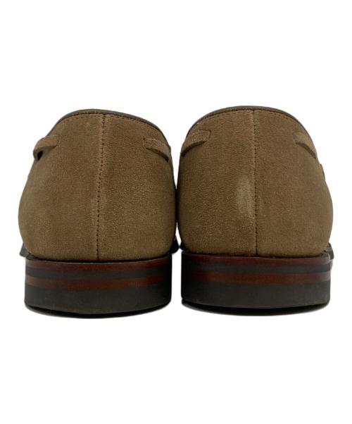 Crockett & Jones（クロケット＆ジョーンズ）Crockett & Jones (クロケット＆ジョーンズ) タッセルローファー ベージュ サイズ:7の古着・服飾アイテム