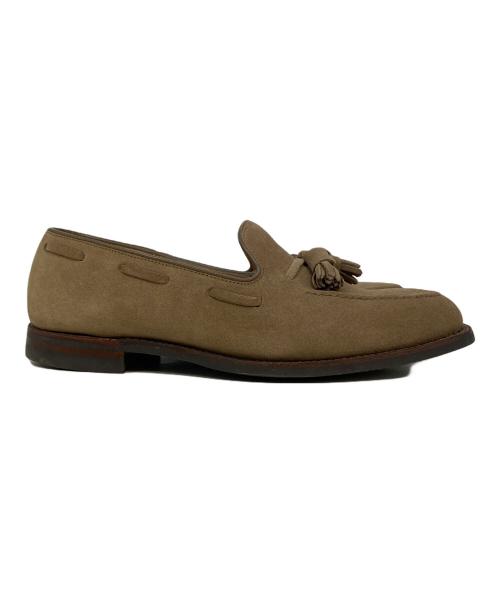 Crockett & Jones（クロケット＆ジョーンズ）Crockett & Jones (クロケット＆ジョーンズ) タッセルローファー ベージュ サイズ:7の古着・服飾アイテム