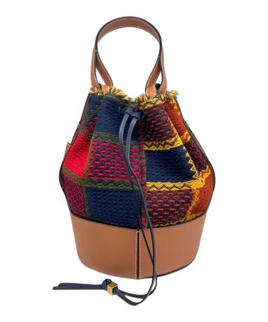 中古・古着通販】LOEWE (ロエベ) バルーン バッグ ミディアム ブラウン