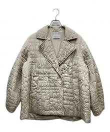 Adam et Rope（アダム エ ロペ）の古着「キルティングジャケット」｜ベージュ