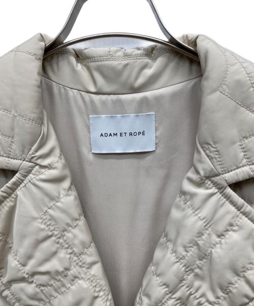 Adam et Rope（アダム エ ロペ）Adam et Rope (アダム エ ロペ) キルティングジャケット ベージュ サイズ:FREE 未使用品の古着・服飾アイテム