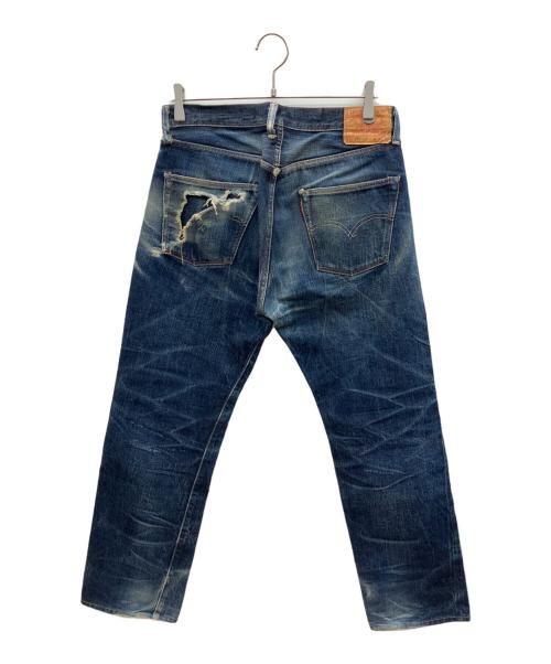 LEVI'S VINTAGE CLOTHING（リーバイス ビンテージ クロージング）LEVI'S VINTAGE CLOTHING (リーバイス ビンテージ クロージング) 00s 復刻501XXセルビッチデニムパンツ 2008年4月製 1955復刻 赤耳 Vステッチ インディゴ サイズ:W33×L36の古着・服飾アイテム