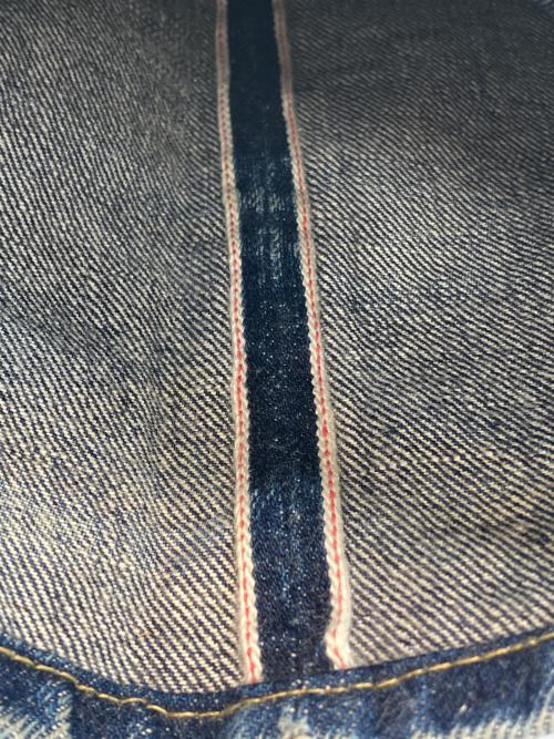 LEVI'S VINTAGE CLOTHING（リーバイス ビンテージ クロージング）LEVI'S VINTAGE CLOTHING (リーバイス ビンテージ クロージング) 00s 復刻501XXセルビッチデニムパンツ 2008年4月製 1955復刻 赤耳 Vステッチ インディゴ サイズ:W33×L36の古着・服飾アイテム