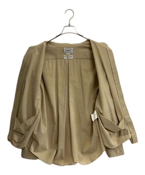 YAECA（ヤエカ）YAECA (ヤエカ) ワイド コンフォートシャツ ベージュ サイズ:LARGEの古着・服飾アイテム