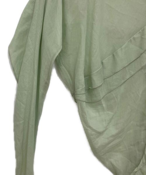 KIKO KOSTADINOV（キコ・コスタディノフ）KIKO KOSTADINOV (キコ・コスタディノフ) CHACOBSA BLOUSE グリーン サイズ:34 未使用品の古着・服飾アイテム