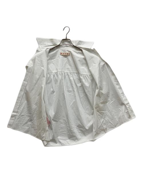 MARNI（マルニ）MARNI (マルニ) Sleeveless Poplin Shirt ホワイト サイズ:SIZE 40の古着・服飾アイテム