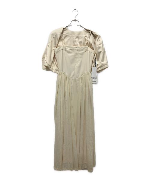 Ameri（アメリ）Ameri (アメリ) WAVE VEST WITH FLARE DRESS アイボリー サイズ:M 未使用品の古着・服飾アイテム