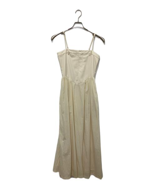 Ameri（アメリ）Ameri (アメリ) WAVE VEST WITH FLARE DRESS アイボリー サイズ:M 未使用品の古着・服飾アイテム