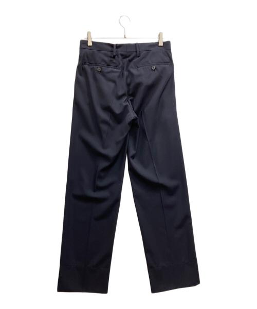 HEUGN（ユーゲン）HEUGN (ユーゲン) ウール1Pストレートパンツ ネイビー サイズ:1の古着・服飾アイテム