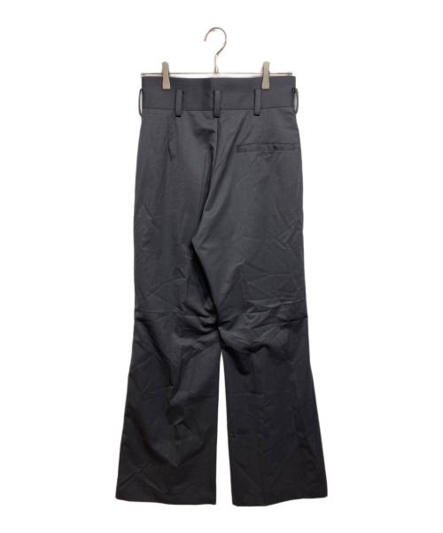 Ujoh（ウジョー）UJOH (ウジョー) STUDIOUS (ステュディオス) 別注 スリットフレアパンツ グレー サイズ:3の古着・服飾アイテム