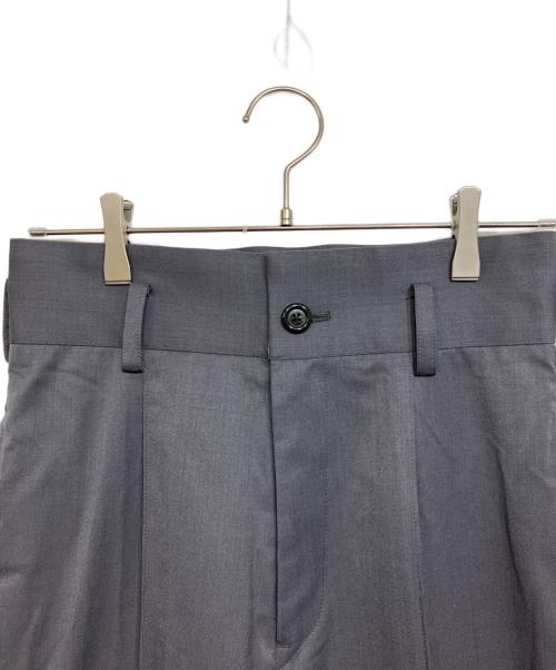 Ujoh（ウジョー）UJOH (ウジョー) STUDIOUS (ステュディオス) 別注 スリットフレアパンツ グレー サイズ:3の古着・服飾アイテム