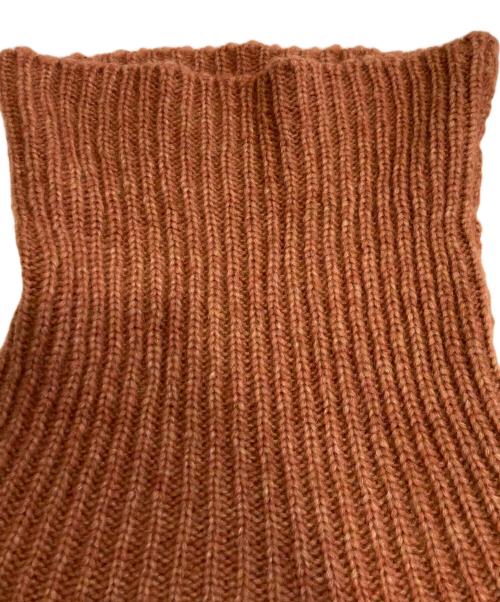 Aragona（アラゴナ）Aragona (アラゴナ) タートルネックニット ブラウン サイズ:40の古着・服飾アイテム