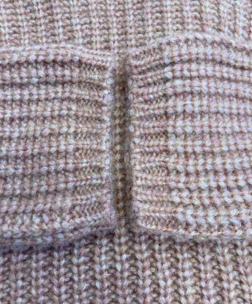 Aragona（アラゴナ）Aragona (アラゴナ) タートルネックニット ブラウン サイズ:40の古着・服飾アイテム