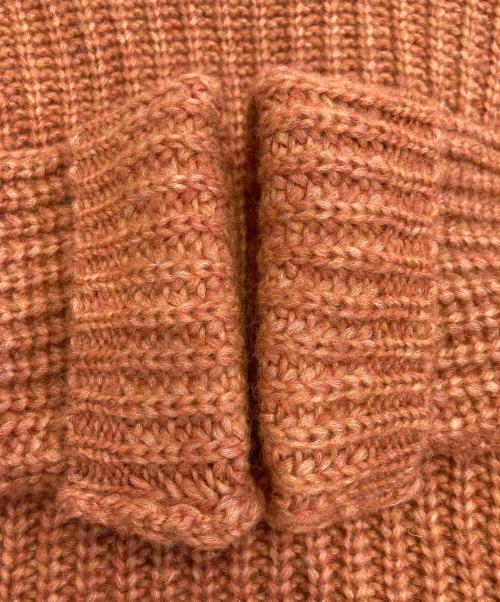 Aragona（アラゴナ）Aragona (アラゴナ) タートルネックニット ブラウン サイズ:40の古着・服飾アイテム