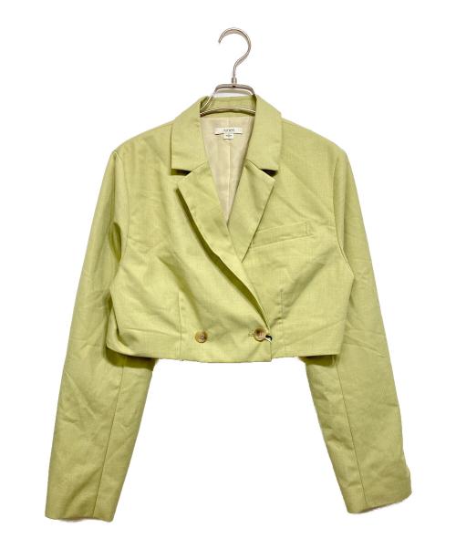 Ameri（アメリ）Ameri (アメリ) SHORT JACKET WITH PLEATS WRAP SKIRT ライトグリーン サイズ:Sの古着・服飾アイテム
