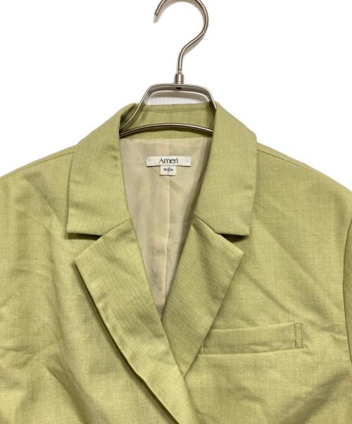 Ameri（アメリ）Ameri (アメリ) SHORT JACKET WITH PLEATS WRAP SKIRT ライトグリーン サイズ:Sの古着・服飾アイテム