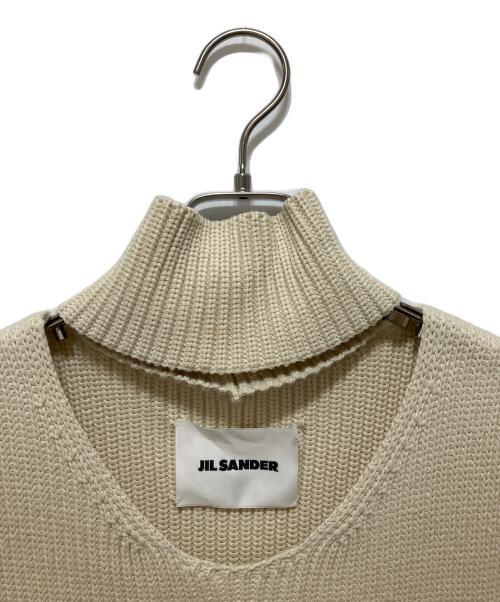 JIL SANDER（ジルサンダー）JIL SANDER (ジルサンダー) Knit Top アイボリー サイズ:SIZE38の古着・服飾アイテム