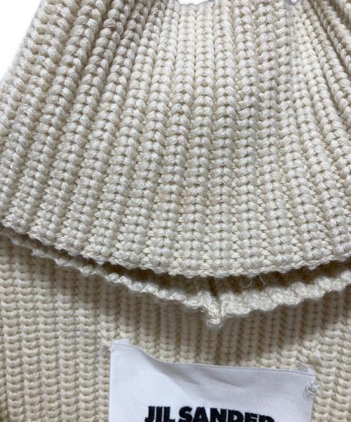 JIL SANDER（ジルサンダー）JIL SANDER (ジルサンダー) Knit Top アイボリー サイズ:SIZE38の古着・服飾アイテム