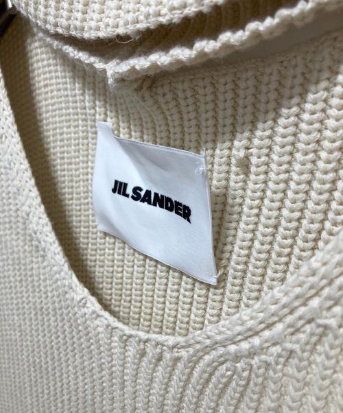 JIL SANDER（ジルサンダー）JIL SANDER (ジルサンダー) Knit Top アイボリー サイズ:SIZE38の古着・服飾アイテム