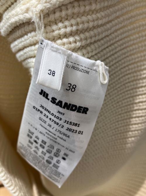 JIL SANDER（ジルサンダー）JIL SANDER (ジルサンダー) Knit Top アイボリー サイズ:SIZE38の古着・服飾アイテム