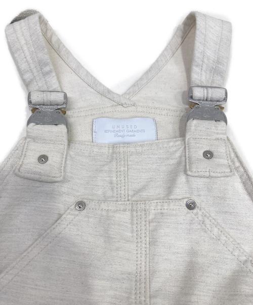 UNUSED（アンユーズド）UNUSED (アンユーズド) 10oz denim overall アイボリー サイズ:00の古着・服飾アイテム