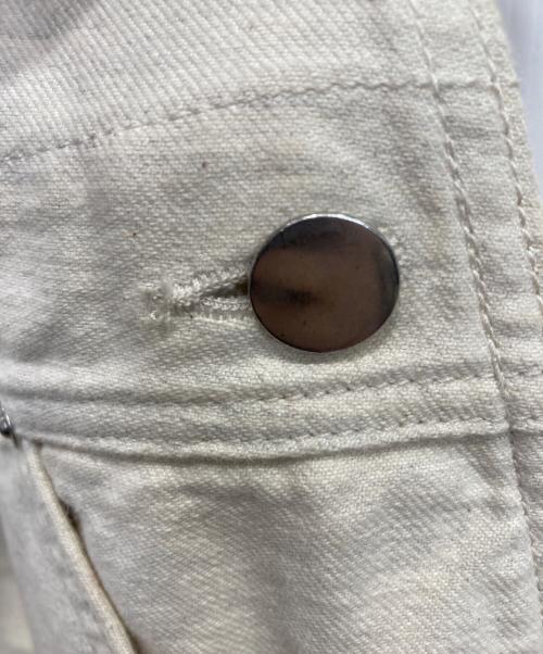 UNUSED（アンユーズド）UNUSED (アンユーズド) 10oz denim overall アイボリー サイズ:00の古着・服飾アイテム