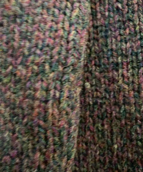 Maison Margiela（メゾンマルジェラ）Maison Margiela (メゾンマルジェラ) ウール ハンドニットセーター パープル サイズ:Sの古着・服飾アイテム