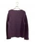 Maison Margiela (メゾンマルジェラ) ウール ハンドニットセーター パープル サイズ:S：35000円