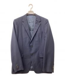 PRADA（プラダ）の古着「モヘアウール テーラードジャケット」｜ネイビー