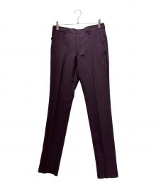 PRADA（プラダ）の古着「モヘアウール スラックス」｜パープル