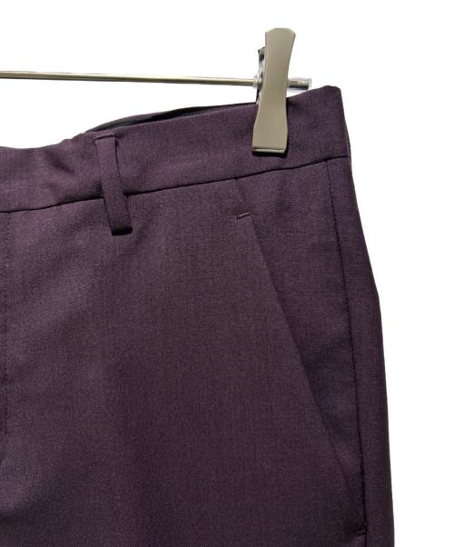PRADA（プラダ）PRADA (プラダ) モヘアウール スラックス パープル サイズ:46の古着・服飾アイテム
