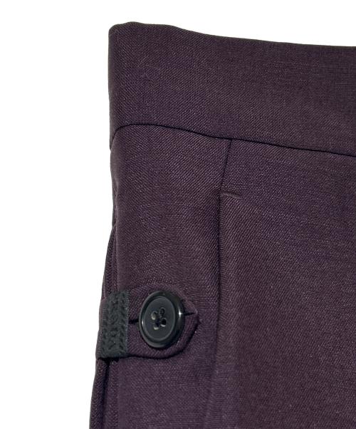 PRADA（プラダ）PRADA (プラダ) モヘアウール スラックス パープル サイズ:46の古着・服飾アイテム