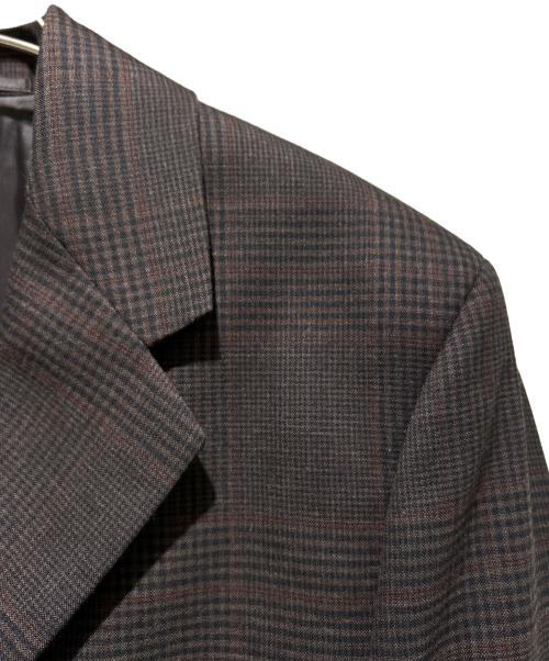 PRADA（プラダ）PRADA (プラダ) グレンチェックセットアップスーツ ブラウン サイズ:46Rの古着・服飾アイテム