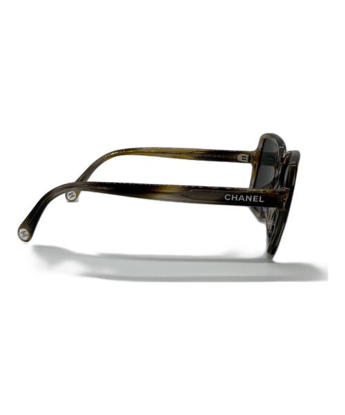 CHANEL（シャネル）CHANEL (シャネル) スクエア シェイプ サングラス ブラウン サイズ:54□18 140の古着・服飾アイテム