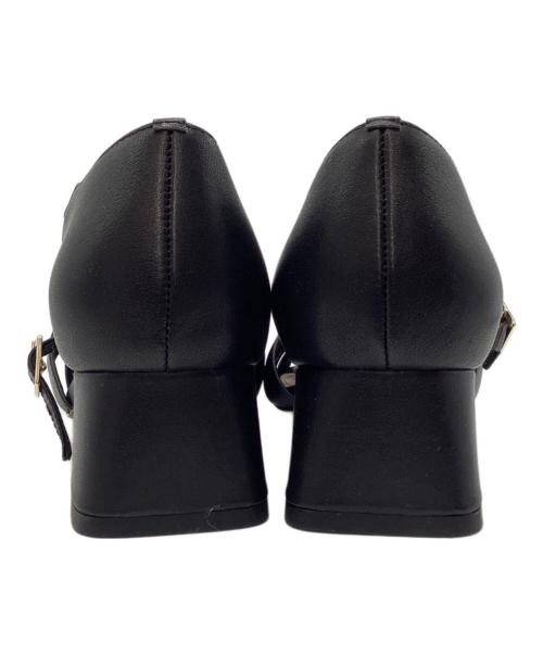 MACKINTOSH LONDON（マッキントッシュ ロンドン）MACKINTOSH LONDON (マッキントッシュ ロンドン) グルカセパレートパンプス ブラック サイズ:23.5の古着・服飾アイテム