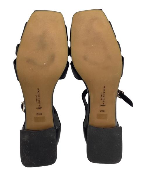 MACKINTOSH LONDON（マッキントッシュ ロンドン）MACKINTOSH LONDON (マッキントッシュ ロンドン) グルカセパレートパンプス ブラック サイズ:23.5の古着・服飾アイテム
