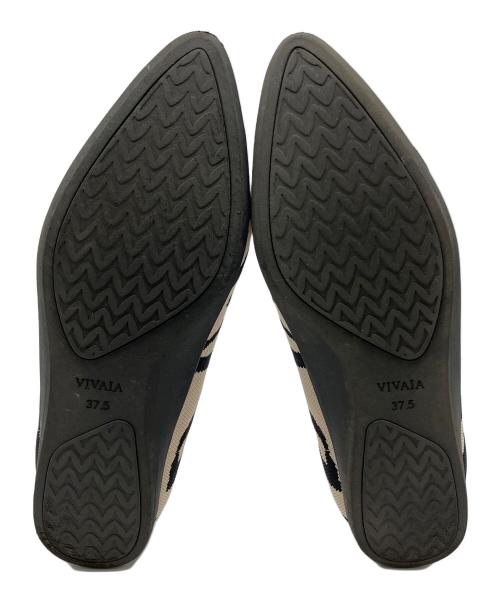 VIVAIA（ビバイア）VIVAIA (ビバイア) ポインテッドトゥパンプス ベージュ サイズ:37.5の古着・服飾アイテム